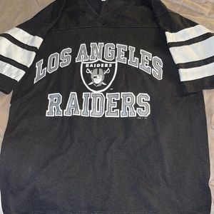 RARE Raiders Vintage vneck shirt